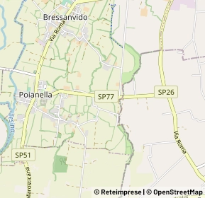 Mappa Via Fornace, 36050 Bressanvido VI, Italia (0.728)