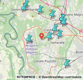 Mappa Via Giovanni Agusta, 21017 Samarate VA, Italia (4.37583)