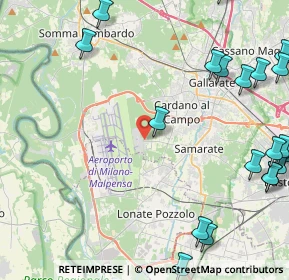 Mappa Via Giovanni Agusta, 21017 Samarate VA, Italia (6.4075)