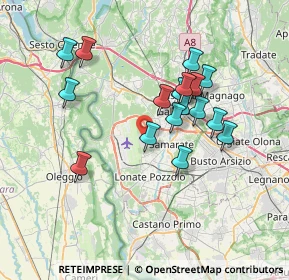 Mappa Via Giovanni Agusta, 21017 Samarate VA, Italia (6.39529)