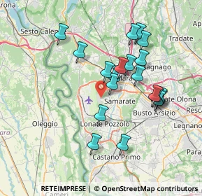 Mappa Via Giovanni Agusta, 21017 Samarate VA, Italia (6.7765)