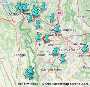 Mappa Via Giovanni Agusta, 21017 Samarate VA, Italia (9.607)