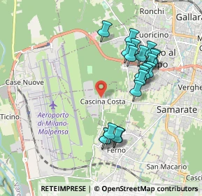 Mappa Via Giovanni Agusta, 21017 Samarate VA, Italia (1.8305)