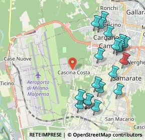 Mappa Via Giovanni Agusta, 21017 Samarate VA, Italia (2.3305)