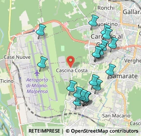 Mappa Via Giovanni Agusta, 21017 Samarate VA, Italia (1.9885)