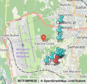 Mappa Via Giovanni Agusta, 21017 Samarate VA, Italia (1.92917)
