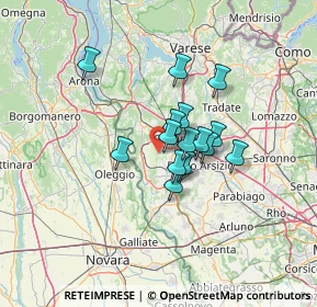 Mappa Via Giovanni Agusta, 21017 Samarate VA, Italia (8.98867)
