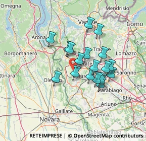 Mappa Via Giovanni Agusta, 21017 Samarate VA, Italia (10.835)