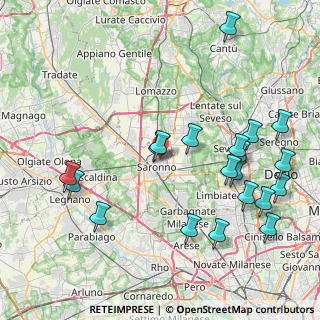 Mappa Via Frua Giuseppe, 21047 Saronno VA, Italia (9.4125)