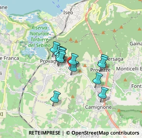 Mappa Via Regina Elena, 25050 Provaglio d'Iseo BS, Italia (1.15615)