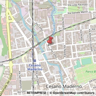 Mappa Via Como, 45, 20811 Cesano Maderno, Monza e Brianza (Lombardia)