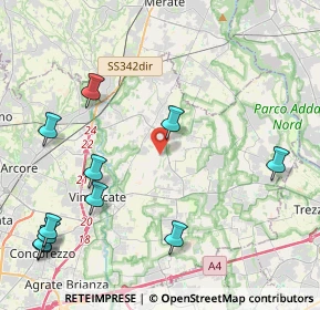 Mappa Via ai Quadri, 20884 Sulbiate MB, Italia (5.39545)