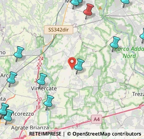 Mappa Via ai Quadri, 20884 Sulbiate MB, Italia (6.50643)