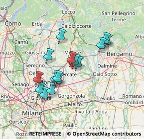 Mappa Via ai Quadri, 20884 Sulbiate MB, Italia (11.71467)