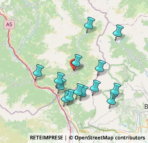 Mappa Via Roma, 11020 Lillianes AO, Italia (7.00571)