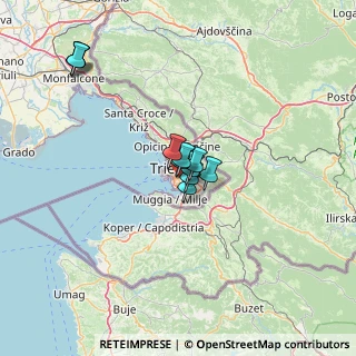 Mappa Via dell'Istria, 34145 Trieste TS, Italia (9.64727)