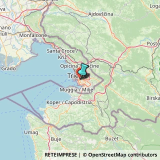 Mappa Via dell'Istria, 34145 Trieste TS, Italia (53.21091)