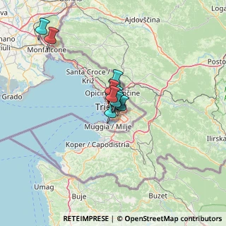 Mappa Via dell'Istria, 34145 Trieste TS, Italia (6.76833)