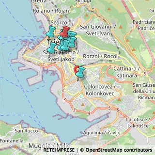 Mappa Via dell'Istria, 34145 Trieste TS, Italia (1.7675)