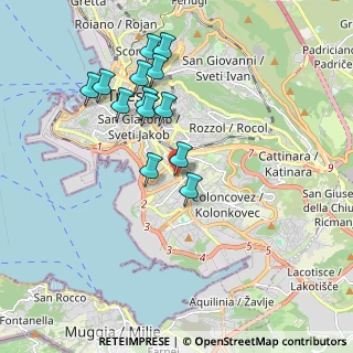 Mappa Via dell'Istria, 34145 Trieste TS, Italia (1.77)