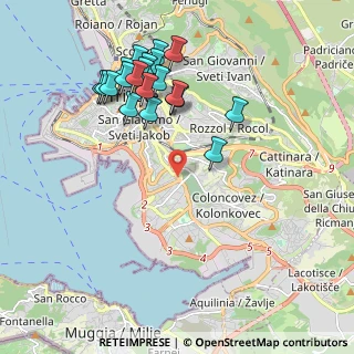 Mappa Via dell'Istria, 34145 Trieste TS, Italia (2.0815)