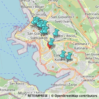 Mappa Via dell'Istria, 34145 Trieste TS, Italia (1.62)
