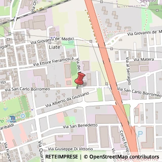 Mappa Via San Carlo, 88, 20811 Cesano Maderno, Monza e Brianza (Lombardia)