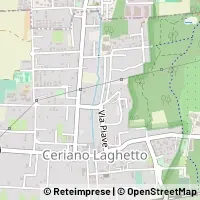 Hartă Ceriano Laghetto