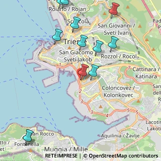 Mappa Via Italo Svevo, 34145 Trieste TS, Italia (2.74615)