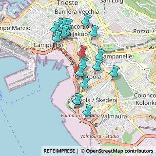 Mappa Via Italo Svevo, 34145 Trieste TS, Italia (0.9145)