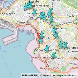 Mappa Via Italo Svevo, 34145 Trieste TS, Italia (1.1655)