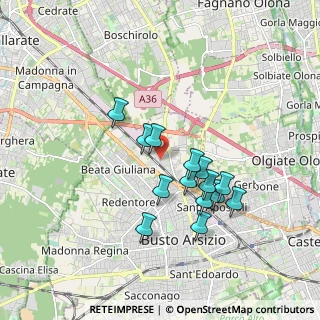 Mappa Via Masaccio, 21052 Busto Arsizio VA, Italia (1.52786)