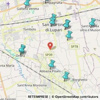 Mappa Via Cadorna Luigi, 35018 San Martino di Lupari PD, Italia (2.6725)