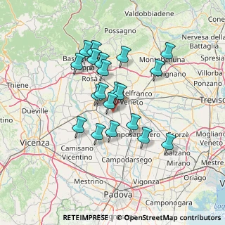 Mappa Via Cadorna Luigi, 35018 San Martino di Lupari PD, Italia (11.6545)