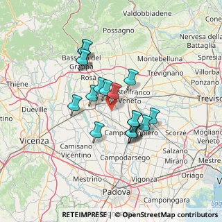 Mappa Via Cadorna Luigi, 35018 San Martino di Lupari PD, Italia (10.84111)