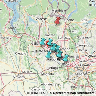 Mappa Via Pietro Colombo, 21057 Olgiate Olona VA, Italia (8.43417)