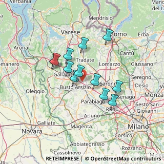 Mappa Via Pietro Colombo, 21057 Olgiate Olona VA, Italia (10.85833)