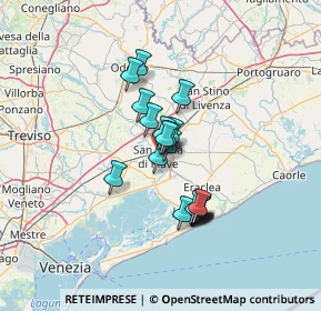 Mappa Via Guglielmo Marconi, 30027 San Donà di Piave VE, Italia (9.4695)