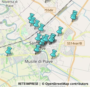 Mappa Via Guglielmo Marconi, 30027 San Donà di Piave VE, Italia (1.4265)
