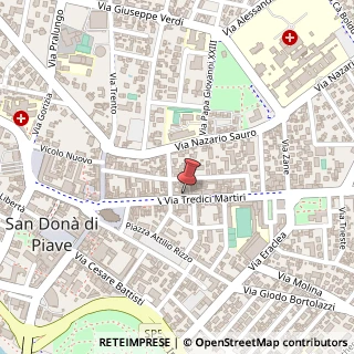 Mappa Via XIII Martiri, 41, 30027 San Donà di Piave, Venezia (Veneto)