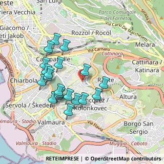 Mappa Via Dell'Acqua Cesare, 34149 Trieste TS, Italia (0.8505)