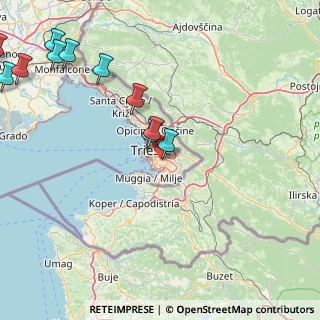 Mappa Via Dell'Acqua Cesare, 34149 Trieste TS, Italia (25.80071)