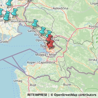 Mappa Via Dell'Acqua Cesare, 34149 Trieste TS, Italia (25.32429)