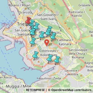 Mappa Via Dell'Acqua Cesare, 34149 Trieste TS, Italia (1.54286)