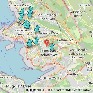 Mappa Via Dell'Acqua Cesare, 34149 Trieste TS, Italia (2.25)