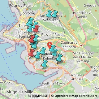 Mappa Via Dell'Acqua Cesare, 34149 Trieste TS, Italia (1.732)