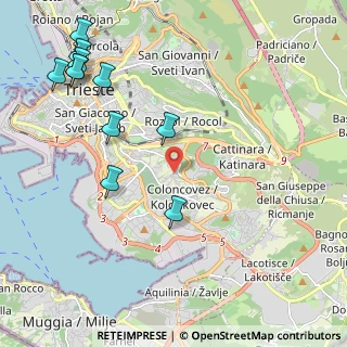 Mappa Via Dell'Acqua Cesare, 34149 Trieste TS, Italia (2.64545)