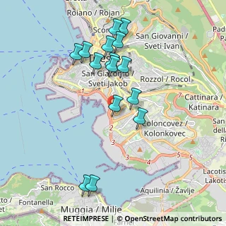 Mappa Via Carnaro, 34145 Trieste TS, Italia (1.91133)