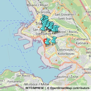 Mappa Via Carnaro, 34145 Trieste TS, Italia (1.4785)