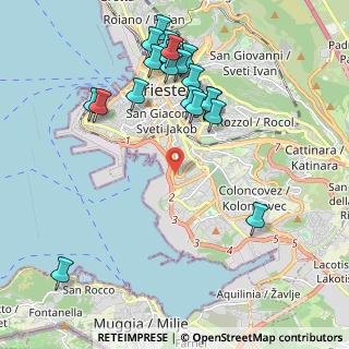 Mappa Via Carnaro, 34145 Trieste TS, Italia (2.2425)